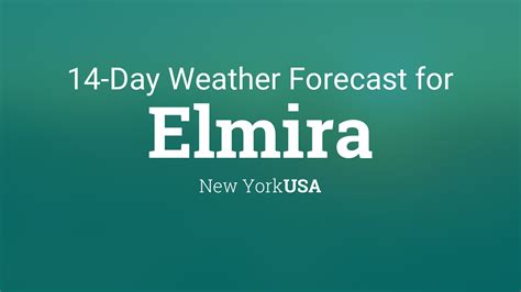 Everything you need to know about today's weather in Elmira, NY. High/Low, Precipitation Chances, Sunrise/Sunset, and today's Temperature History.